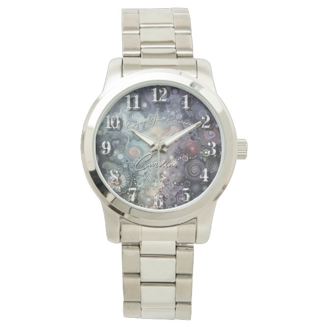 Montre Profitez de votre retraite Téméraire Couleurs Dram (devant)