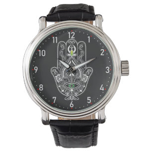 Montre Protecteur aux yeux verts Hamza Main