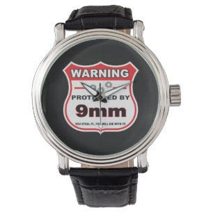 Montre protégé de le bouclier de 9mm