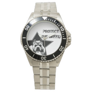 Montre Protéger La Reproduction Pit Bull Watch - Acier In