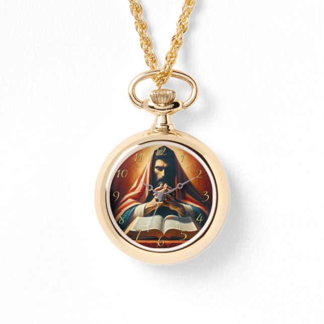 Montre Proverbes 3:5 sainte bible avec les mains (Recto)