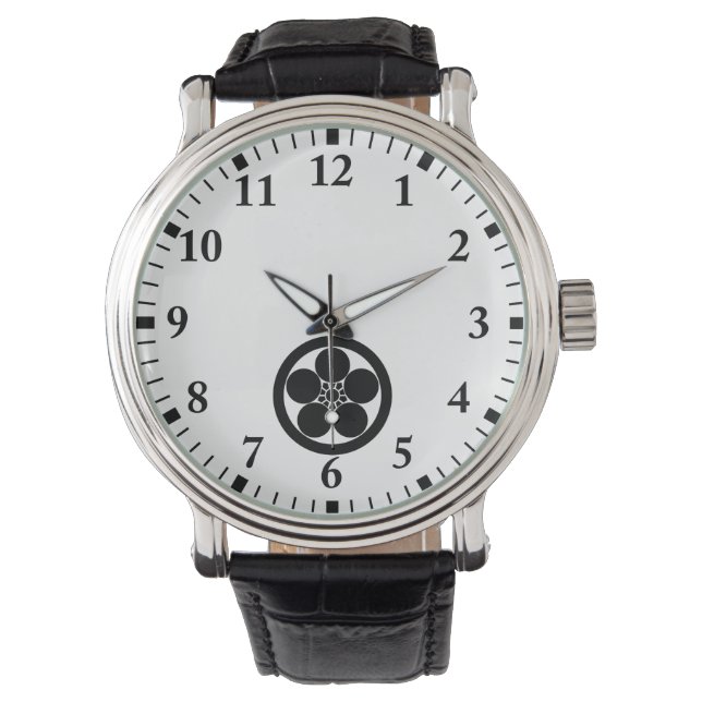 Montre Prunier umebachi de style en cercle (devant)