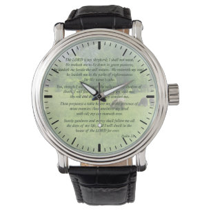 Montre Psaume 23 le seigneur Is My Shepherd