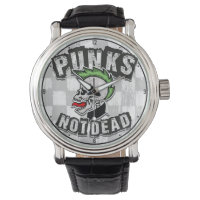Punks pas mort crâne Mohawk Punk Rock Rocker