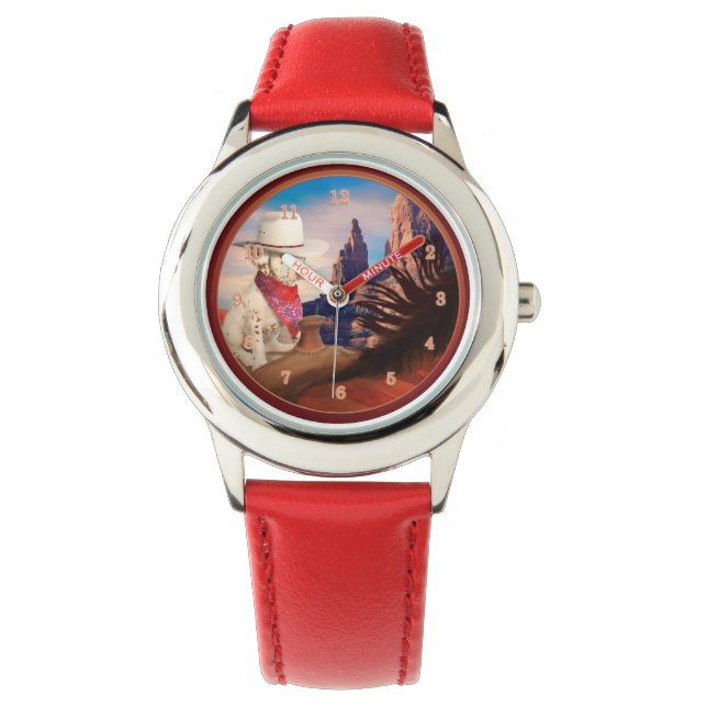 MONTRE PUPPY PONY EXPRESS DALMATIAN ROUGH RIDER (devant)
