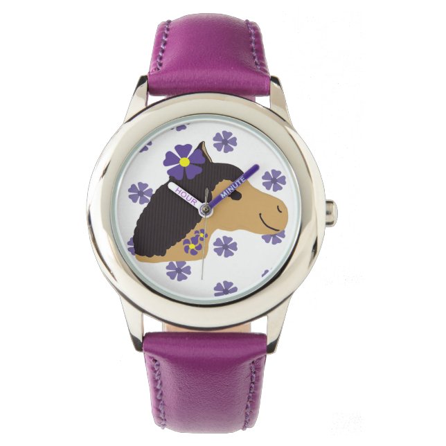 Montre Purple Pony Power - (devant)
