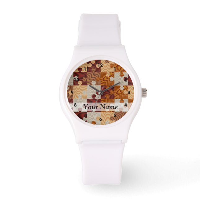 Montre Puzzle en bois (Recto)