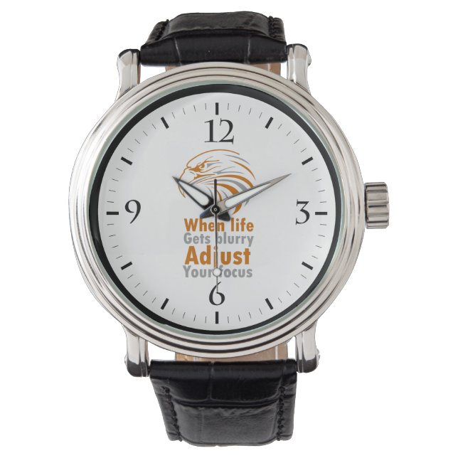 Montre Quand la vie devient floue ajuster votre focus (devant)