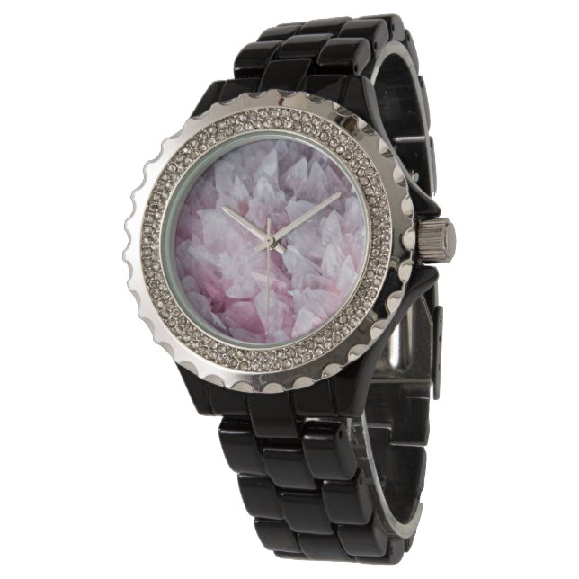 Montre Quartz rose Esprit corps rose énergie (Incliné)