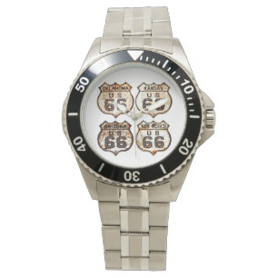 Montre Quatre Signes Vintages Route 66 Montre-poignet