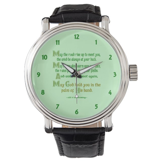Montre Que le chemin se lève pour vous rencontrer Bénédic (devant)