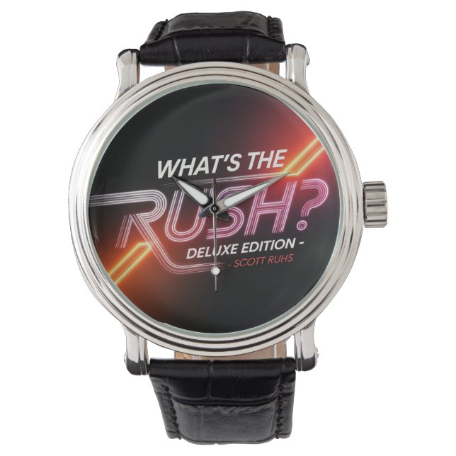 Montre Qu'est-ce que la ruée ? Art de couverture Deluxe E (devant)