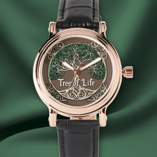 Montre Quitter l'arbre de vie du papier