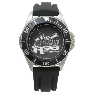 Montre R75 Protecteur de couronne en caoutchouc noir