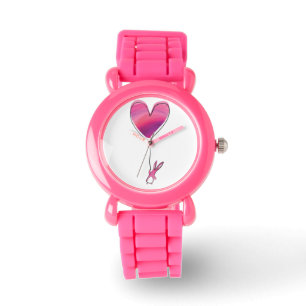 Montre Rabbit avec coeur