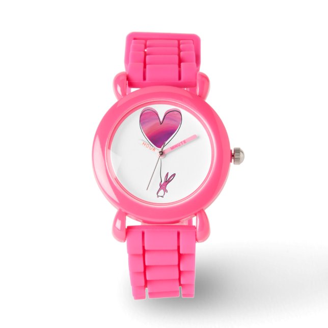 Montre Rabbit avec coeur (Recto)