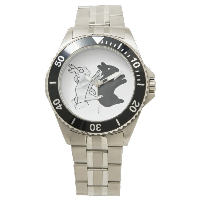 Montre Rabbit Silhouette main (devant)