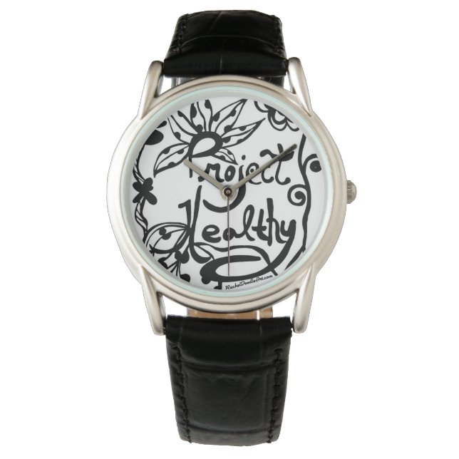 Montre Rachel Doodle Art - Project Healthy (devant)