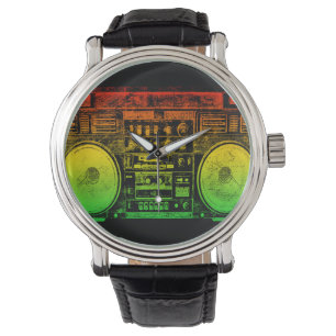 Montre Radiocassette ghetto rasta