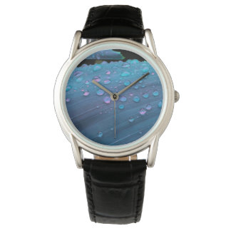 Montre Raindrops Closeup, Spacey Blues