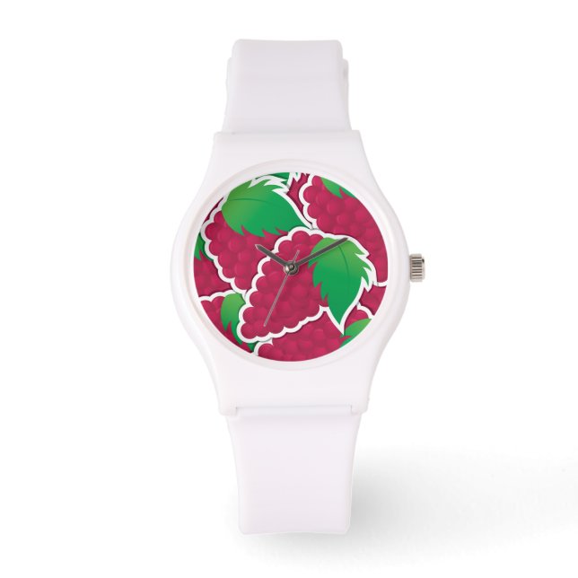 Montre Raisins rouges funky (Recto)
