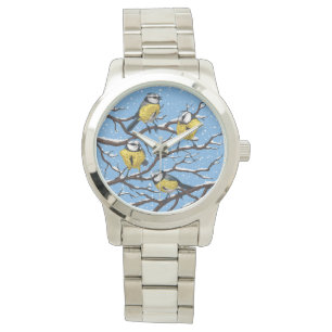 Montre Rameaux bleus en hiver