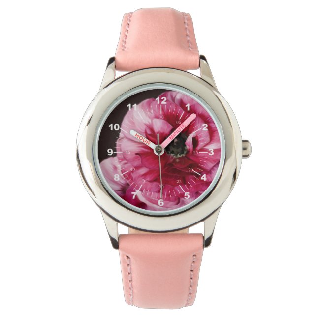 Montre Ranunculus rouge (devant)