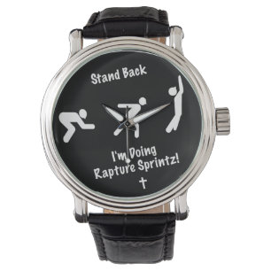 Montre Rapture Sprintz ! par Fay Goss Hommes Vintage Blac
