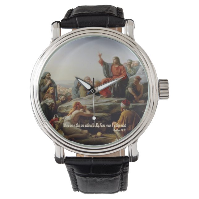 Montre Rassemblez en mon nom - Matt 18:20 (devant)