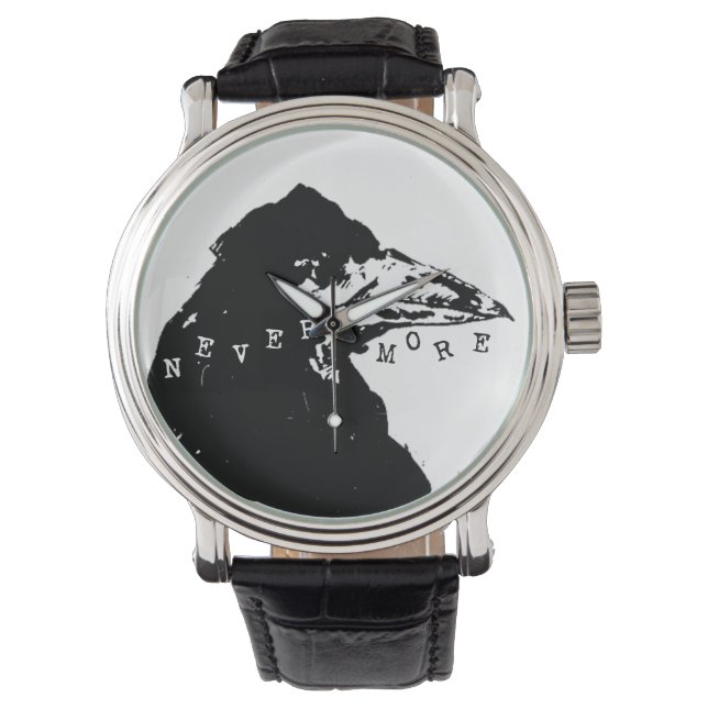 Montre Raven d'Edgar Allan Poe (devant)