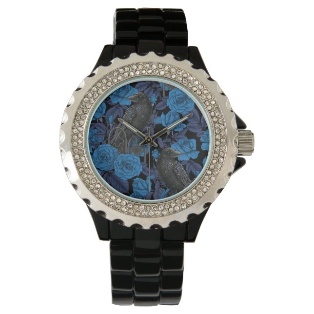 Montre Ravins et roses bleus (devant)