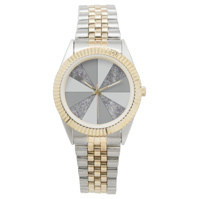 Montre Rayons de Granit gris et de Gris massif (devant)