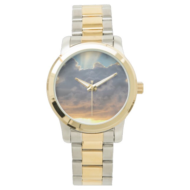 Montre Rayons de soleil à travers les nuages orageux (devant)