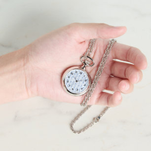 Montre Rayures bleues rustiques siciliennes italiennes