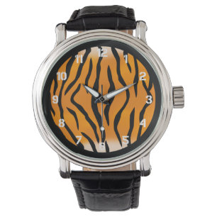 Montre Rayures sauvages de tigre