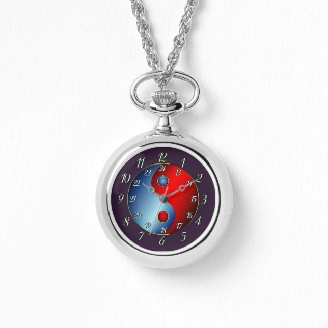 Montre Rebel royal - Purple Yin Yang (Recto)