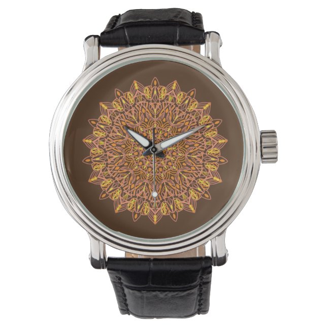 MONTRE RÉCOLTE MANDALA (devant)