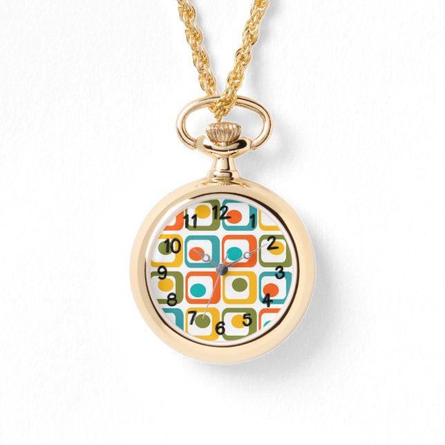 Montre Rectangles modernes du milieu du siècle (Recto)