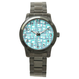 Montre Rectangles modernes ouvertes du milieu du siècle