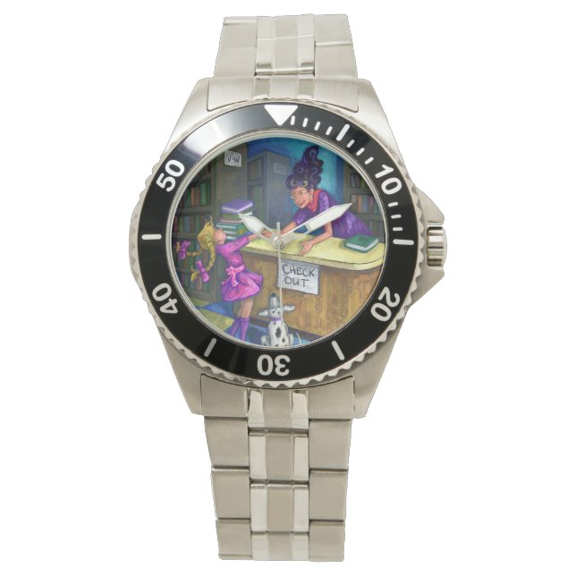 Montre Récupération de la bibliothèque (devant)