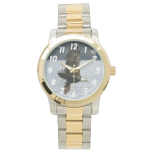 Montre Récupération du poisson d'aigle à tête blanche