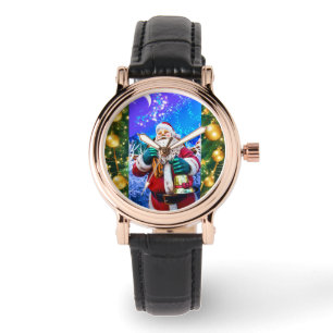 Montre Red Christmas Santa Claus In Winter eWatch