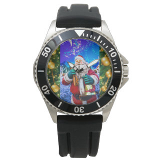 Montre Red Christmas Santa Claus In Winter eWatch