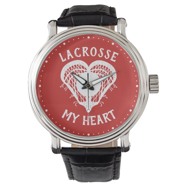 Montre Red Lacrosse Mon Coeur (devant)