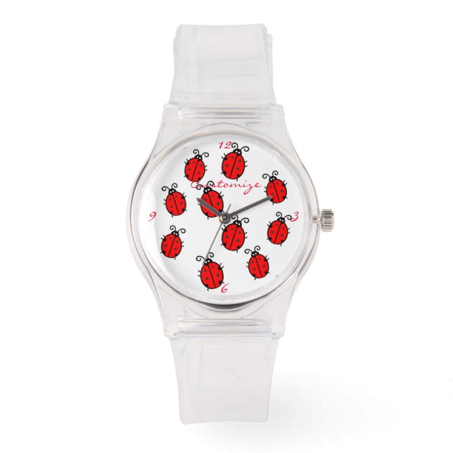 Montre Red Ladybugs Crawling Thunder_Cove (Recto)