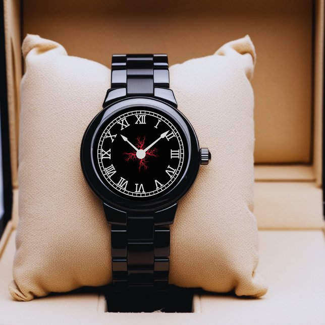 Montre Red Neuron Watch - Art Cerveau Scientifique (Créateur téléchargé)