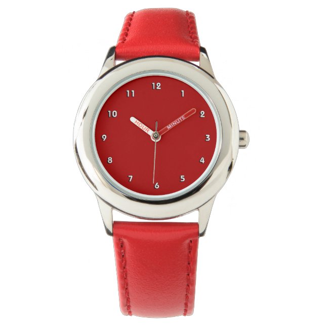Montre Red on red (devant)