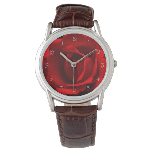 Montre Red Rose Gris Nombre de scripts wacnm (devant)