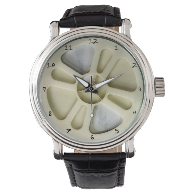 Montre Réel à bobine de 7 po avec numéros (devant)