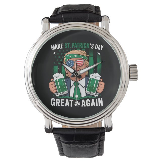 Montre Refaire éclater la Saint-Patrick Irlande Trump (devant)